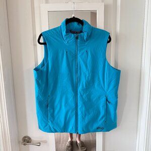 Women's Stio Full Zip Vest Size XL Color Blue